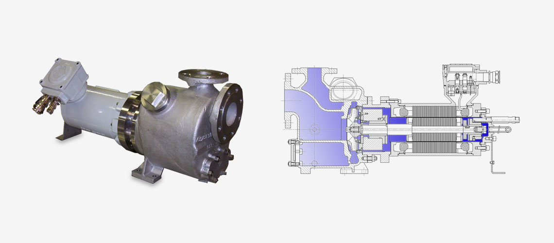 bf243 optimex spaltrohrmotorpumpen - ansaughöhe