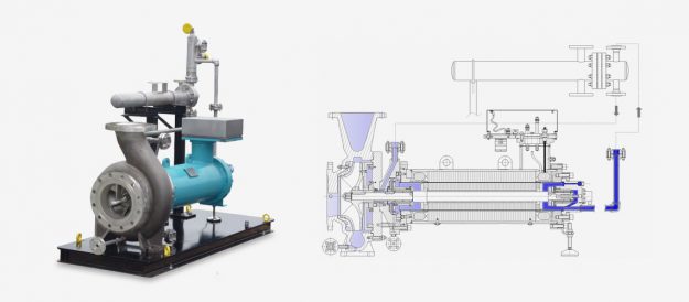 bf899 optimex spaltrohrmotorpumpen - kristallisierende polymerisierende fluessigkeiten