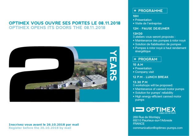 optimex open days program